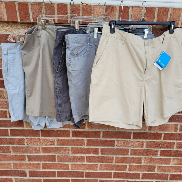 Columbia PFG Shorts Men's Size 42w Lot of 5 Chino Flat Front Shorts - Picture 1 of 11